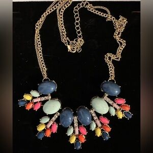Colorful Multicolor Statement Necklace